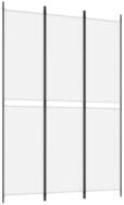 vidaXL Paravent, 3-tlg. Raumteiler Wei&szlig; 150x220 cm Stoff