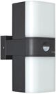 Oktaplex lighting LED Au&szlig;en-Wandleuchte Duas Au&szlig;enlampe mit Sensor 2...