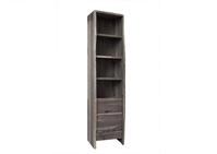 Massivmoebel24 Dreh-/Schwebet&uuml;renschrank PURE ACACIA (Hochschrank Akazie...