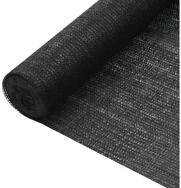 vidaXL Blende Zaunblende Schwarz 1,8x25 m HDPE 75 g/m&sup2;