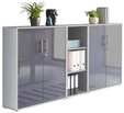 BMG M&ouml;bel Aktenschrank Office Edition 8 (Schrankwand Set, 3tlg) abschlie&szlig;bar,...