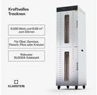 Klarstein D&ouml;rrautomat Master Jerky 600 4000 W, D&ouml;rrautomat gro&szlig; Pilze Obst