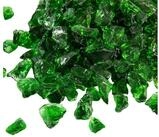 Teamson Home Feuerschale Gr&uuml;ne Glassteine f&uuml;r Gas-Feuerstellen,...