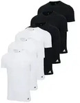 adidas Sportswear T-Shirt Herren T-Shirt 6er Pack Baumwolle (Packung, 6er Pack)