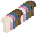 Jack & Jones T-Shirt Herren T-Shirt 10er Pack Baumwolle (Packung, 10er Pack)