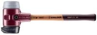 Gummihammer HALDER SIMPLEX Schonhammer &Oslash; 80 mm Gummi / TPE-mid grau mit...