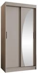 MIRJAN24 Kleiderschrank Wika 100 cm (mit zwei Schiebet&uuml;ren) zwei...