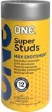 ONE Kondome Super Studs Packung mit, 12 St., genoppte Kondome f&uuml;r intensive...