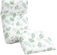 vidaXL Gartenliege Sonnenliege Klappbar Blattmuster 175x54x8,5 cm...