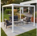 MCW Pergola MCW-P65, BxTxH: 302x302x235 cm, Stabiles Aluminium-Gestell mit...