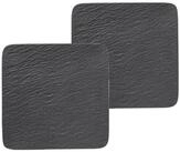 Villeroy & Boch Servierplatte Manufacture Rock Servierplatten 2er Set,...