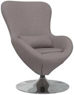 vidaXL Sessel Eiersessel Taupe 63 x 73 x 90 cm Stoff (1-St)