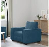 vidaXL Sofa, Sessel Blau 60 cm Samt