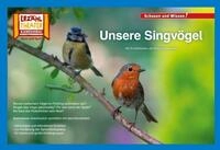 Sachbuch Unsere Singv&ouml;gel / Kamishibai Bildkarten 10 Fotobildkarten f&uuml;r das...