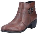 Rieker Stiefelette Ankleboots, Blockabsatz, mit Innenrei&szlig;verschluss