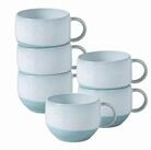 like. by Villeroy & Boch Tasse Perlemor Aqua Kaffeetassen 190 ml 6er Set,...