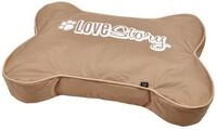 Love Story Tierbett Hundekissen in Form von Knochen FAT DOG, 100 x 70 x 15 cm,