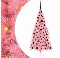 vidaXL LED Baum Weihnachtsbaum mit 300 LEDs mit St&auml;nder Rosa 180 cm PVC