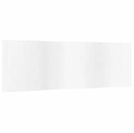 vidaXL Paravent, Raumteiler Wei&szlig; 165x600 cm Bambus