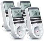 BEARWARE Zeitschaltuhr f&uuml;r Growbox, Grow Lampe, Growzelt, digital, 4-St.,