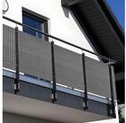 NYVI Balkonsichtschutz Polyrattan Balkon Sichtschutz Privafence Balkonbespannung