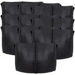 Intirilife Pflanzk&uuml;bel (10x Vlies Pflanzsack in 113 Liter - 30 Gallon - 60 x...