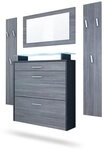 Vladon Garderoben-Set Malea, (Garderobenset bestehend aus 1 H&auml;ngeschuhschrank,...
