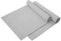 vidaXL Handtuch Sporthandt&uuml;cher 2 pcs Grau 140 x 70 cm Polyester und Polyamid,