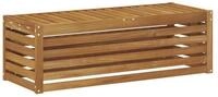 vidaXL Sofaelement Outdoor Hocker Bank Natur 115 x 43 x 37 cm Massivholz (1 St)