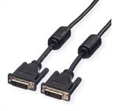 ROLINE Monitorkabel DVI, ST-ST, (24+1) dual link Audio- & Video-Kabel, DVI-D...