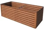 GFP Hochbeet GFP Primeyard LUCA Cortenstahl 180x75x60 cm, Corten Stahl braun...