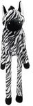 Flamingo Tierkuscheltier Hundespielzeug Zira Zebra schwarz/weiss schwarz 20 cm x 100