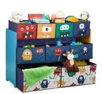 relaxdays Kinderregal mit Boxen Monst