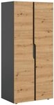 xonox.home Kleiderschrank in anthrazit/ Artisan Eiche Nachbildung B/H/T:...