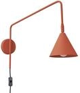 SOLLUX lighting Wandleuchte Wandleuchte Nox Roter Ocker, Nicht enthalten