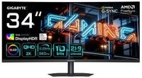 Gigabyte GigaByte MO34WQC36 Gaming-LED-Monitor (3440 x 1440, 0,03 ms...