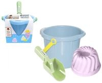TINTI Spielstabil 7973 - Sandset 3-teilig mit Eimer/Schaufel/Gugelhupf, p...