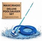 Maxorado Poolb&uuml;rste Poolb&uuml;rste Poolsauger mit Teleskopstange Schlauch...