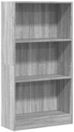 vidaXL B&uuml;cherregal B&uuml;cherregal Grau Sonoma 60x24x109 cm Holzwerkstoff, 1-tlg.