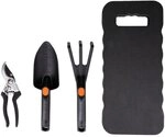Black + Decker Gartenpflege-Set BLACK+DECKER Gartenwerkzeug Set 4Teilig