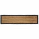 vidaXL Teppich Bereichsteppiche Dunkelgrau 60 x 300 cm Jute