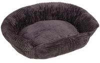 Wallace & Jones Tierbett Hundebett Cordo - schwarz versch. Gr&ouml;&szlig;en S / M / L,
