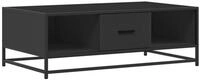 vidaXL Couchtisch Couchtisch Schwarz 100x57x35 cm Holzwerkstoff und Metall...
