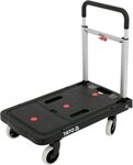 Yato Transportroller Stabiler Plattformwagen, Transportwagen bis 137 kg,...