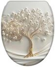 Sanilo WC-Sitz Tree of Life mit Absenkautomatik & Quick Release, hochwertig,