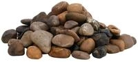 vidaXL Aquariendeko Polierte Kiesel 10 kg Mehrfarbig 2-5 cm
