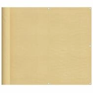 vidaXL Balkonsichtschutz Balkonabdeckung Sandfarben 90x400 cm 100%...