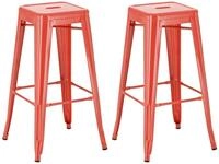 CLP Barhocker Joshua Metall (Set, 2 St., 2er), stapelbare Barst&uuml;hle aus...
