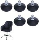 MCW Stellfu&szlig; MCW-K73, (Set, 5er), Bodengleiter statt Rollen, Stabiler Stand auf