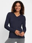 Witt Strickpullover V-Ausschnitt-Pullover .